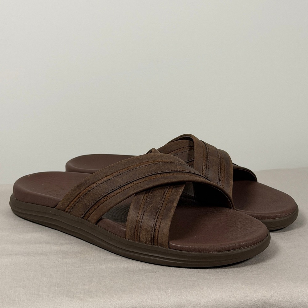 Sperry Gold‎ Cup Size 9M Regatta X Strap Leather Sandals STS19037